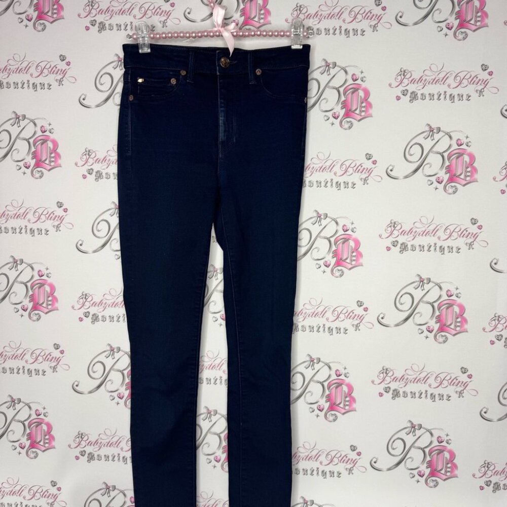 Paradise mine high rise jegging soft Women's Dark Blue Jeans tight aritzia - Picture 9 of 9